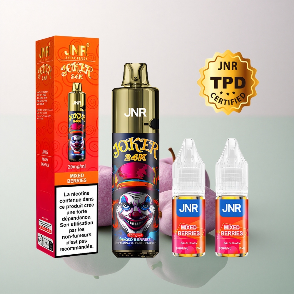 JNR Joker 24K Mixed Berries Refillable Pod 800mAh 2% Nicotine