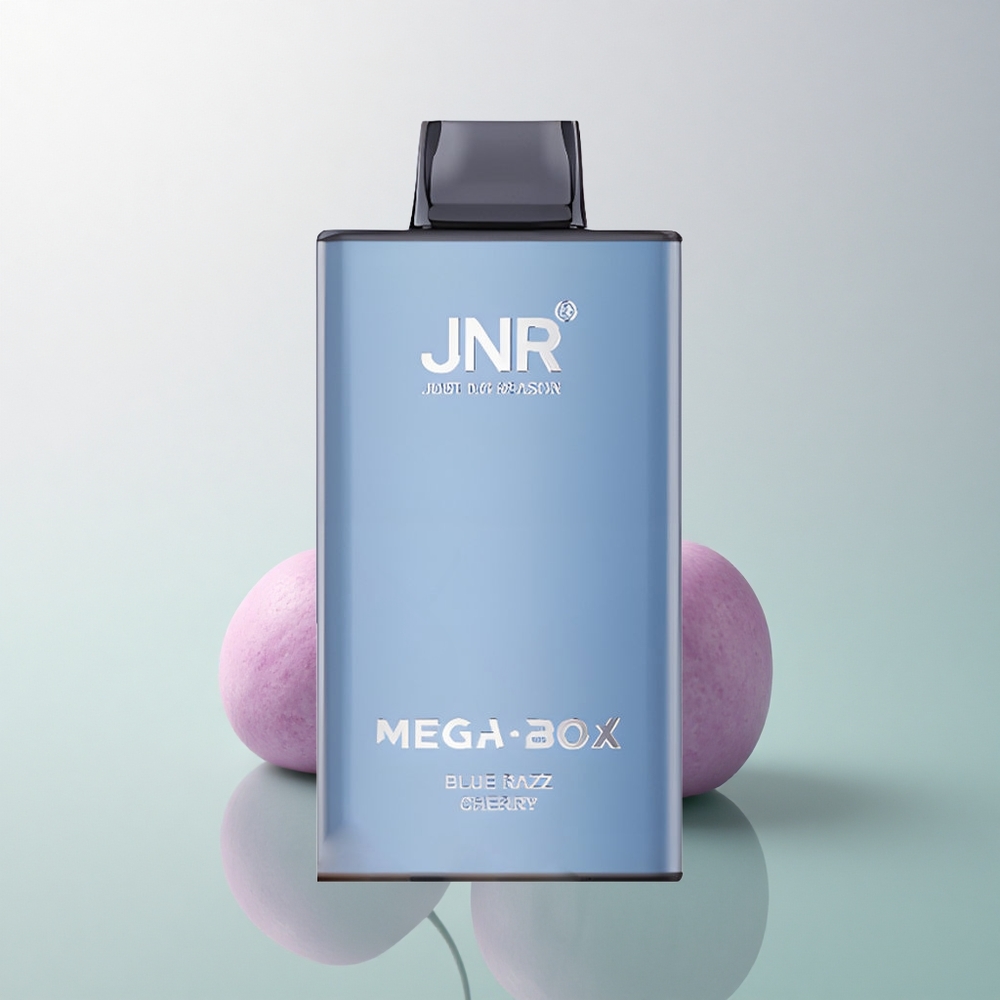 JNR Mega Box 25000 Blue Razz Cherry 850mAh 30ml 2% Nicotine