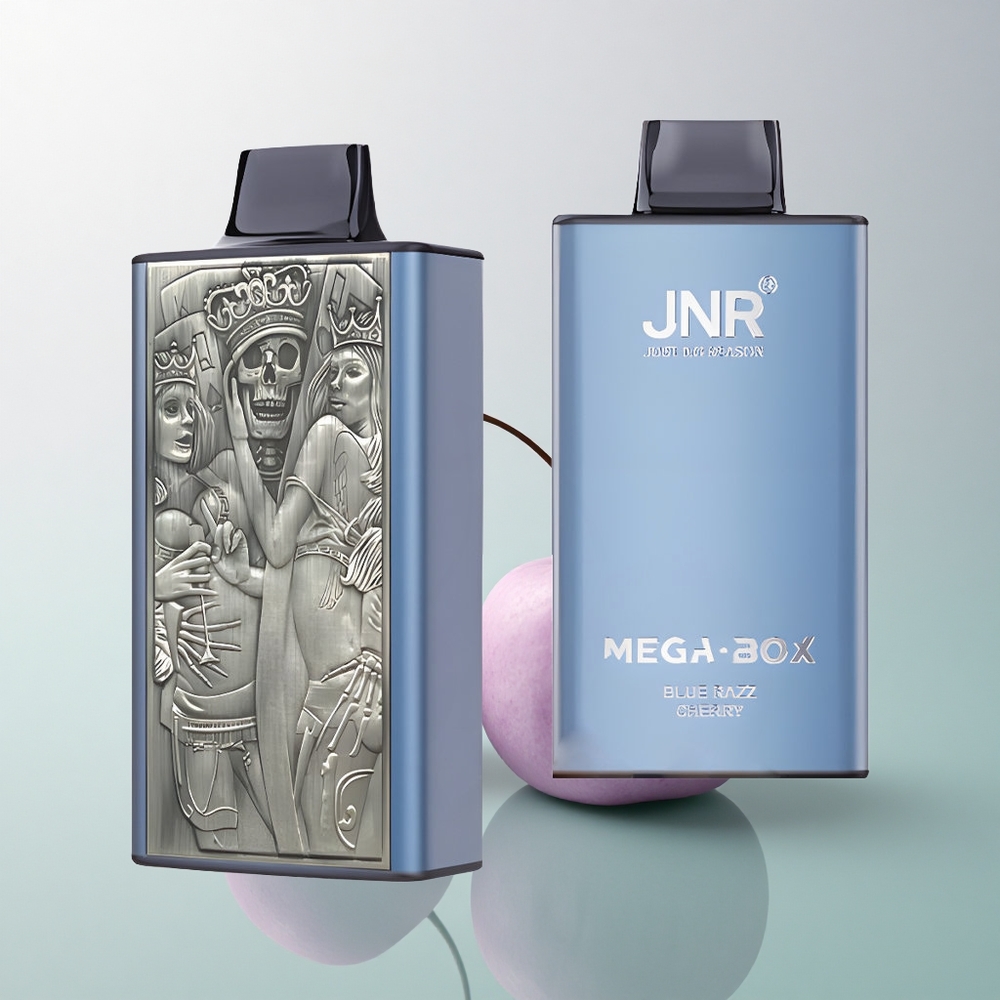 JNR Mega Box 25000 Blue Razz Cherry 850mAh 30ml 2% Nicotine