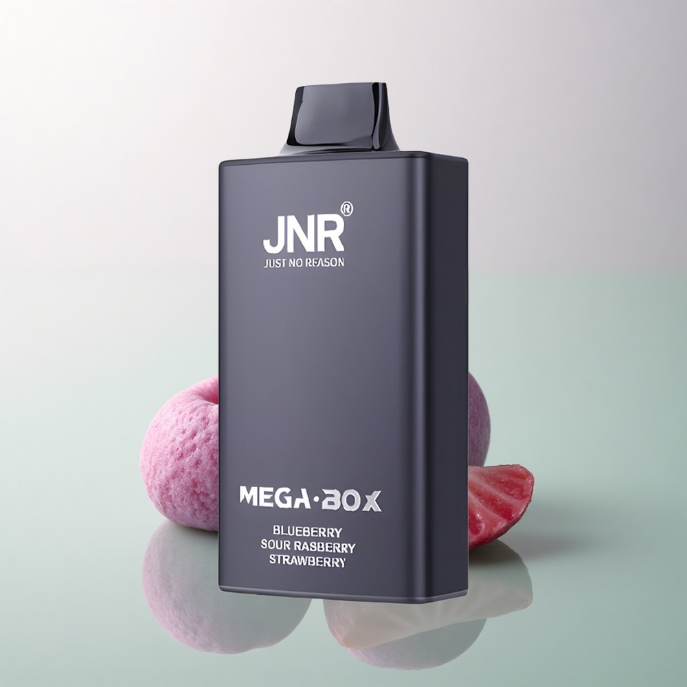JNR Mega Box 25000 Blueberry Sour Raspberry Strawberry 850mAh 30ml 2% Nicotine