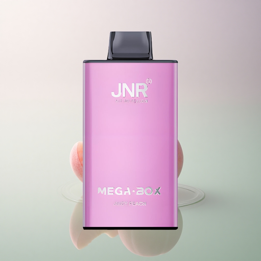 JNR Mega Box 25000 Juicy Peach 30ml 850mAh 2% Nicotine