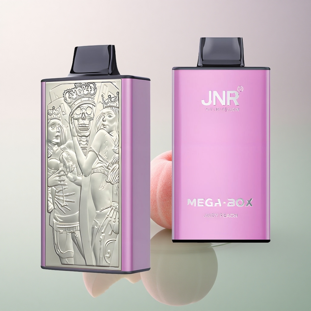 JNR Mega Box 25000 Juicy Peach 30ml 850mAh 2% Nicotine