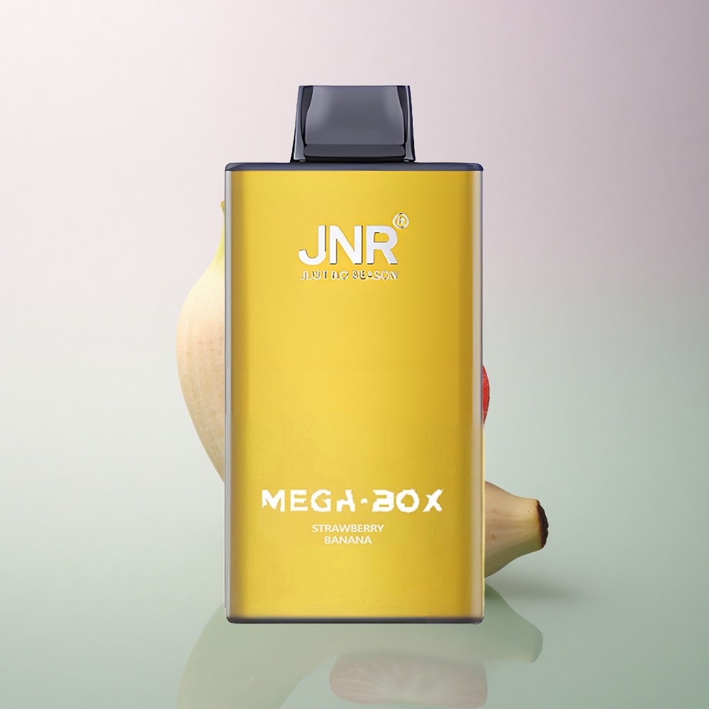 JNR Mega Box 25000 Strawberry Banana 30ml 850mAh 2% Nicotine