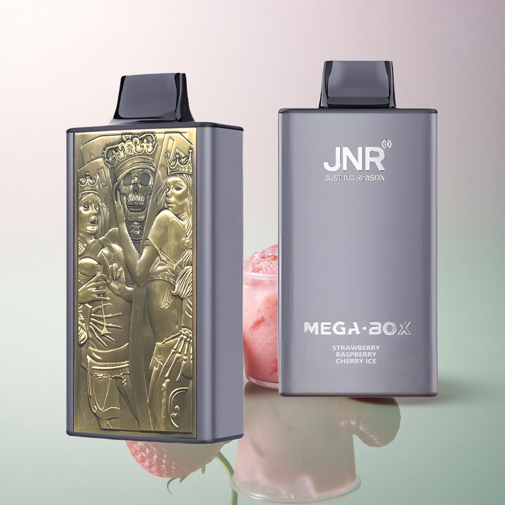 JNR Mega Box 25000 Strawberry Raspberry Cherry Ice 30ml 850mAh 2% Nicotine