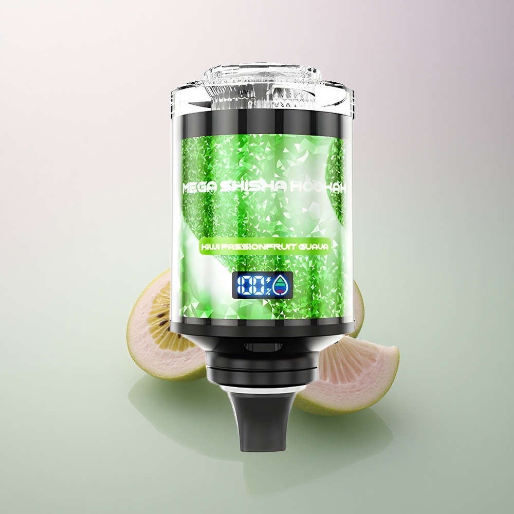 JNR Mega Shisha Hookah 100K Kiwi Passionfruit Guava 2200mAh 2% Nicotine