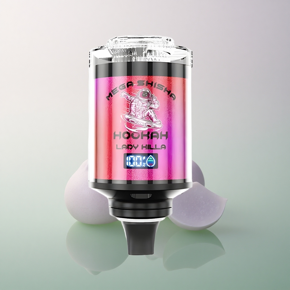 JNR Mega Shisha Hookah 100K Lady Killa 2200mAh 60mL 2% Nicotine