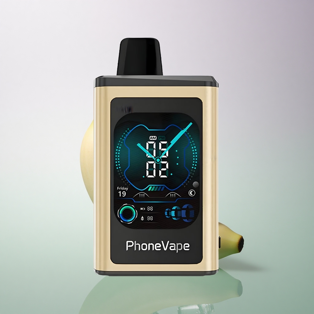 JNR PhoneVape 30000 Banana Ice Turbo Adjustable Airflow