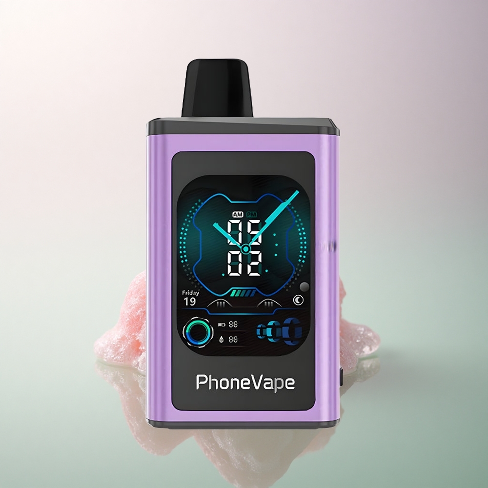 JNR PhoneVape 30000 Strawberry Ice 850mAh Adjustable Airflow 5% Nicotine