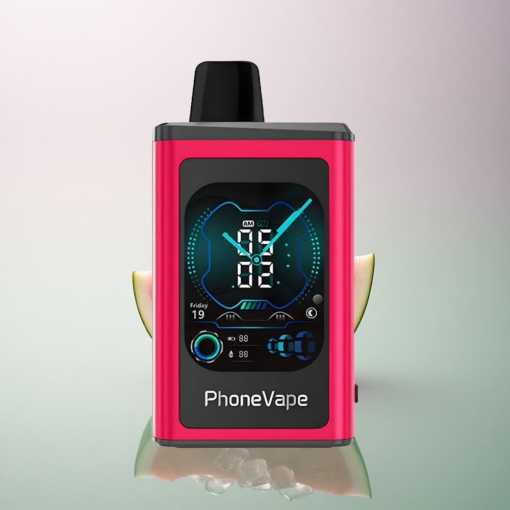 JNR PhoneVape 30000 Watermelon Ice 850mAh Adjustable Airflow