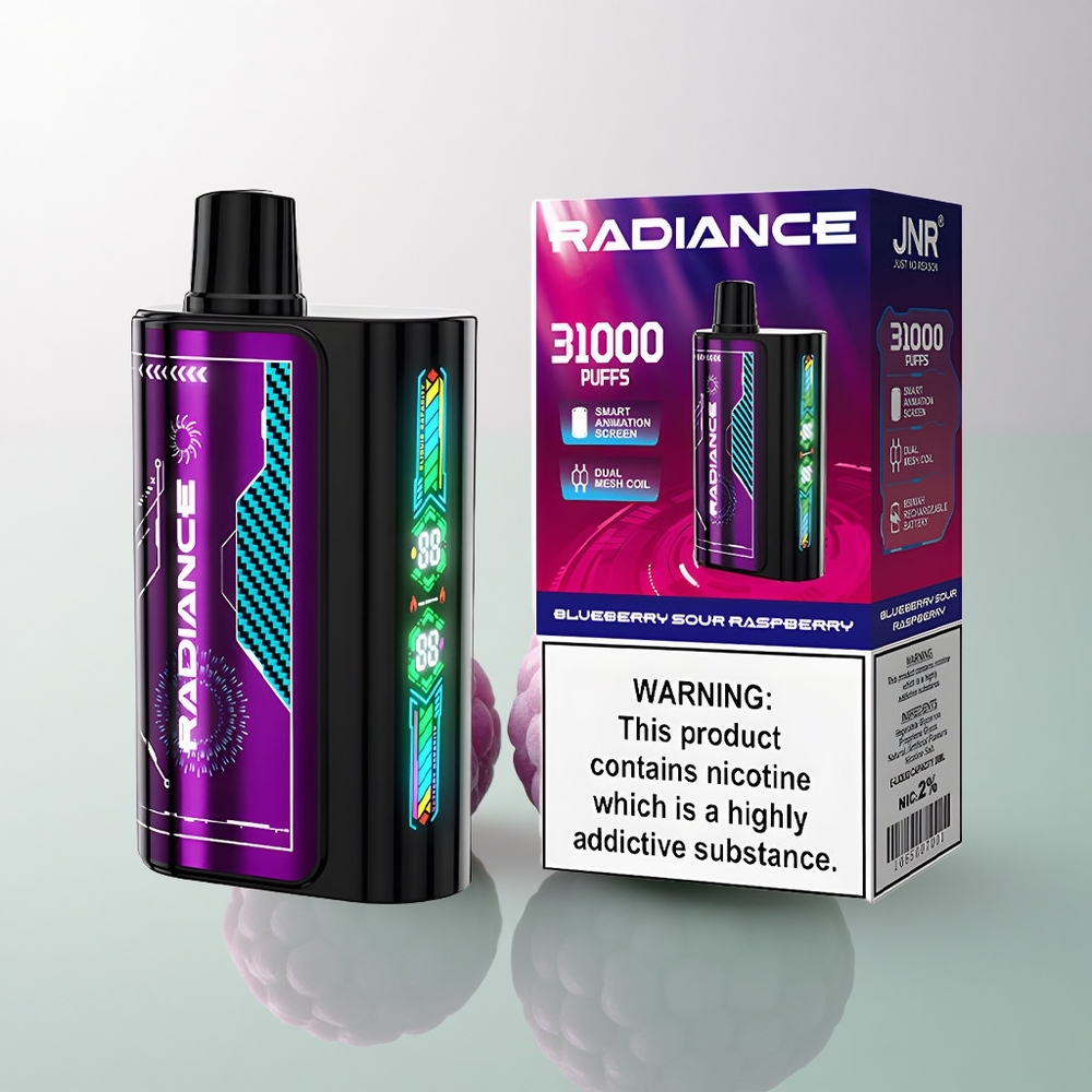 JNR Radiance 31000 Blueberry Sour Raspberry 28ml 950mAh 2% Nicotine