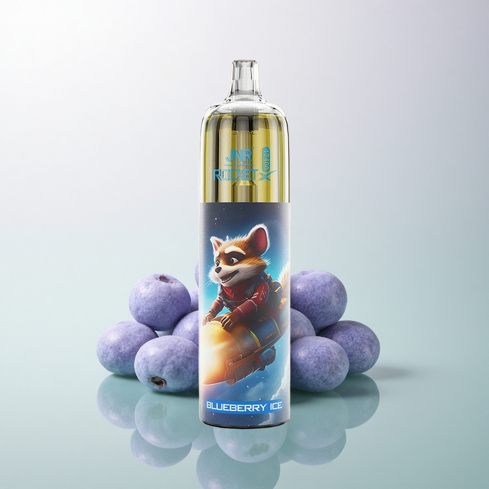 JNR Rocket-X 12400 Blueberry Ice Mesh 850mAh Adjustable Airflow