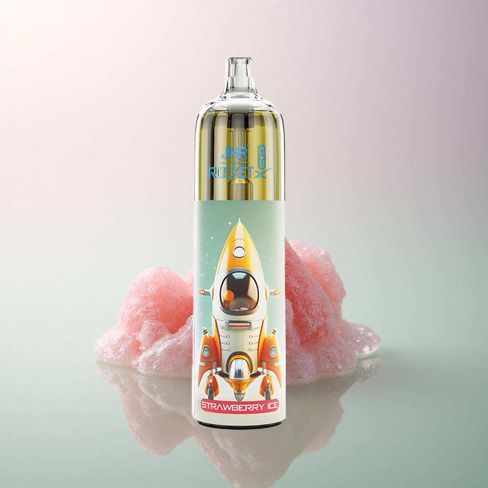 JNR Rocket-X 12400 Strawberry Ice Adjustable Airflow 850mAh