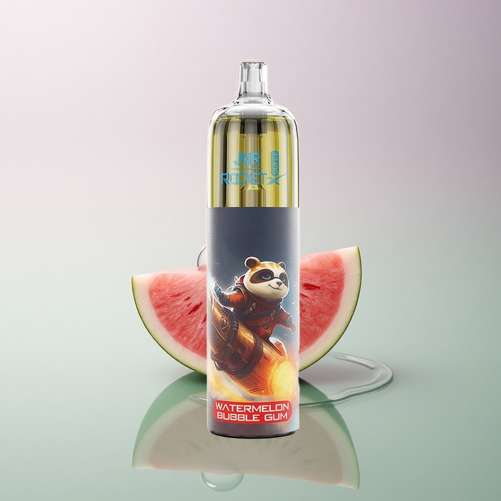 JNR Rocket-X 12400 Watermelon Bubble Gum RGB Adjustable Airflow Disposable Vape