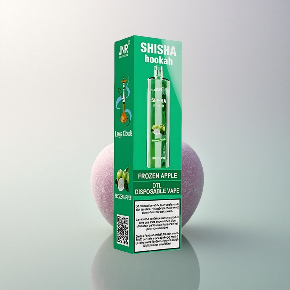 JNR Shisha Hookah 12000 Frozen Apple 750mAh 24ml