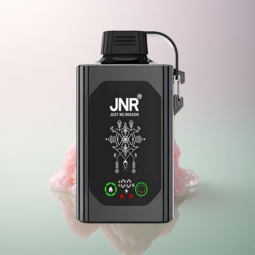 JNR Shisha Hookah Box 20500 Strawberry Ice HD Display Dual Mesh Coil 25ml