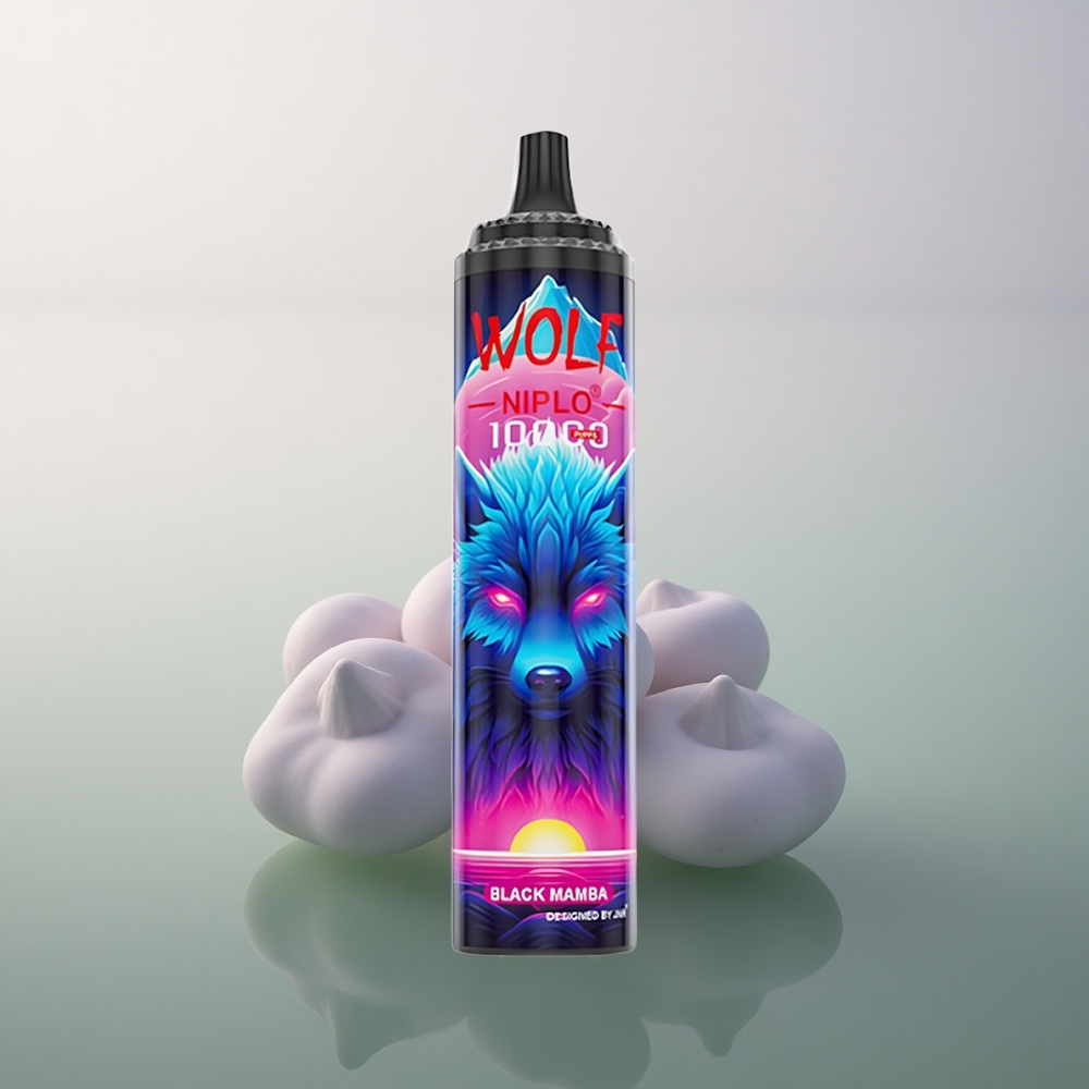 JNR Wolf Niplo 10000 Black Mamba 20ml 650mAh 5% Nicotine