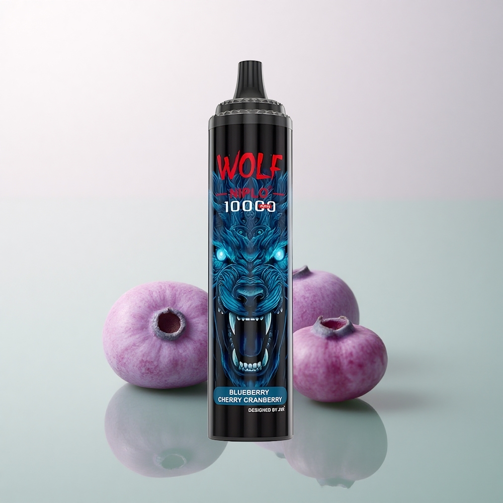 JNR Wolf Niplo 10000 Blueberry Cherry Cranberry 20ml 650mAh Type-C