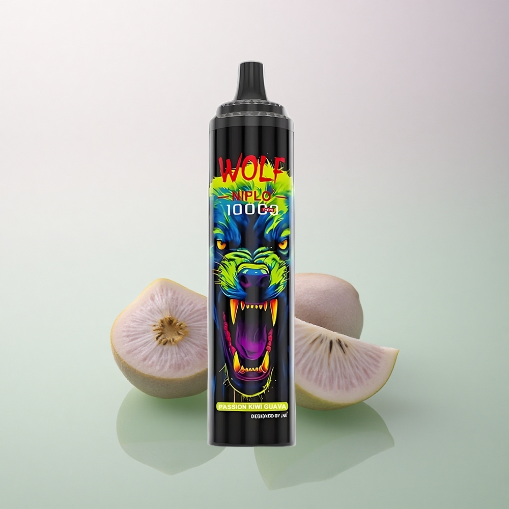 JNR Wolf Niplo 10000 Passion Kiwi Guava 20ml 5% Nicotine Type-C