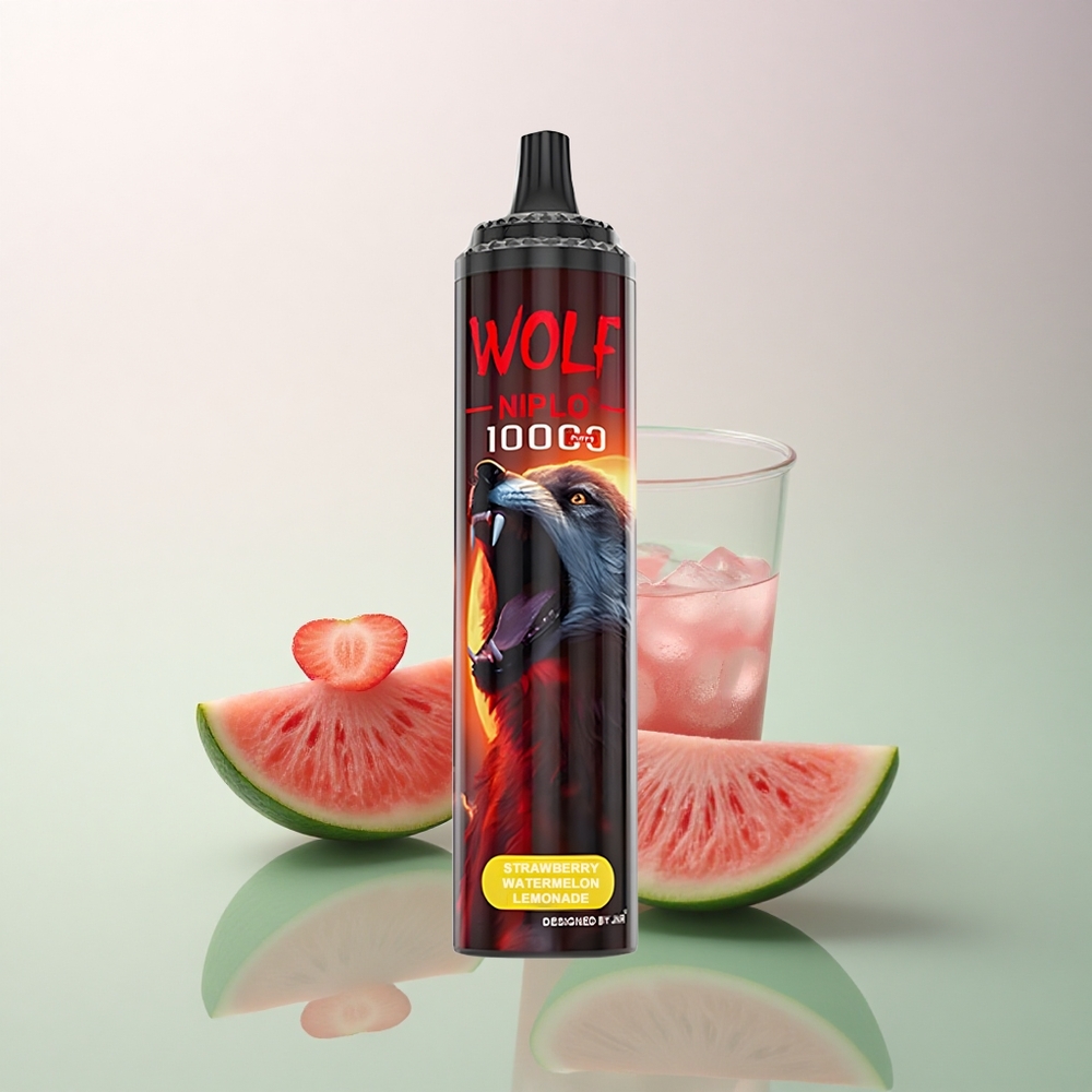 JNR Wolf Niplo 10000 Strawberry Watermelon Lemonade 20ml 650mAh Type-C