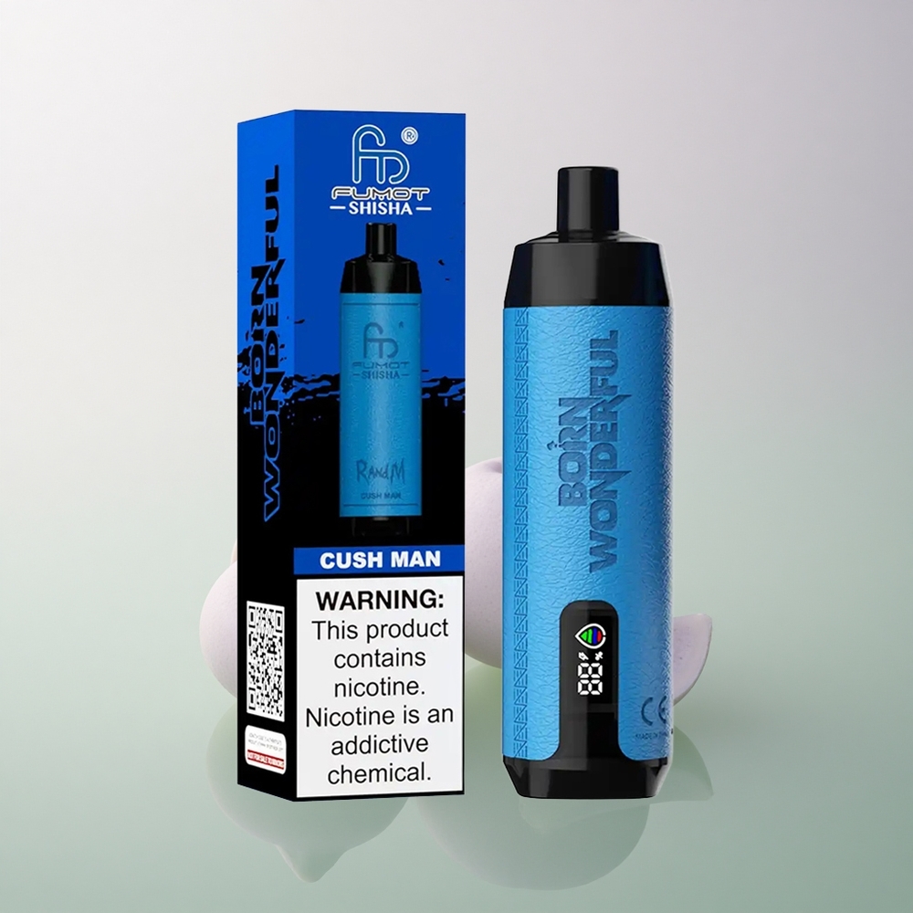 RandM Fumot Shisha 10000 Puffs Cush Man LED Type-C 850mAh