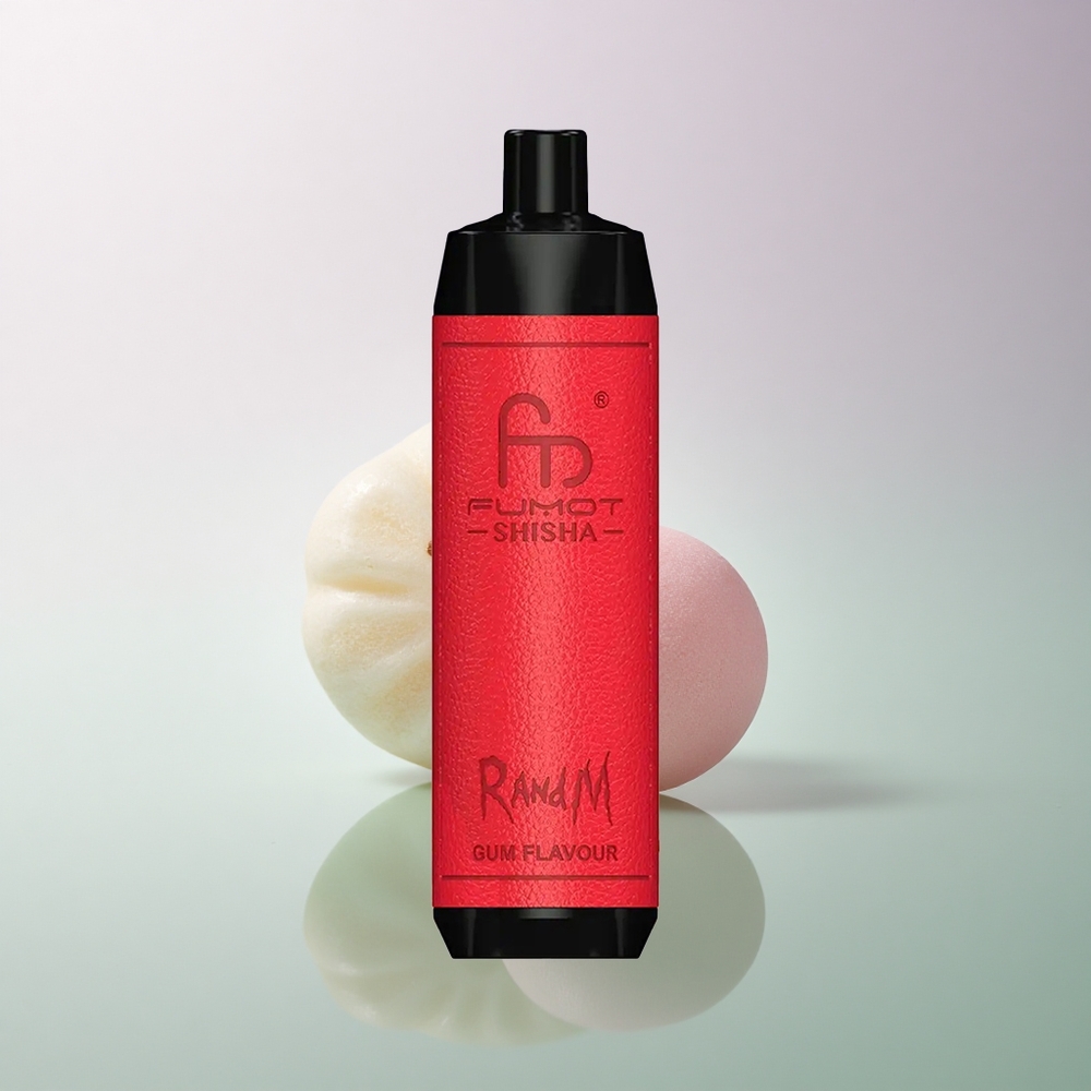 RandM Fumot Shisha 10000 Puffs Gum Flavour 18ml 850mAh 0.5% Nicotine