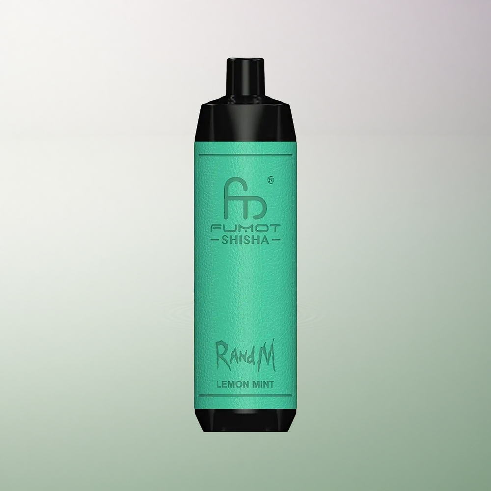 RandM Fumot Shisha 10000 Puffs Lemon Mint 18ml 850mAh 0.5% Nicotine