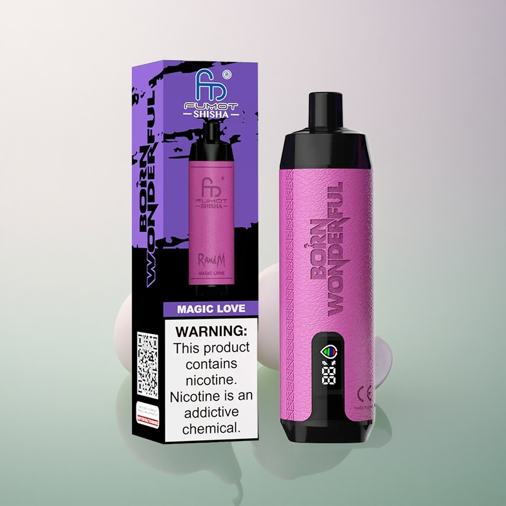 RandM Fumot Shisha 10000 Puffs Magic Love 18ml 0.5% Nicotine 850mAh