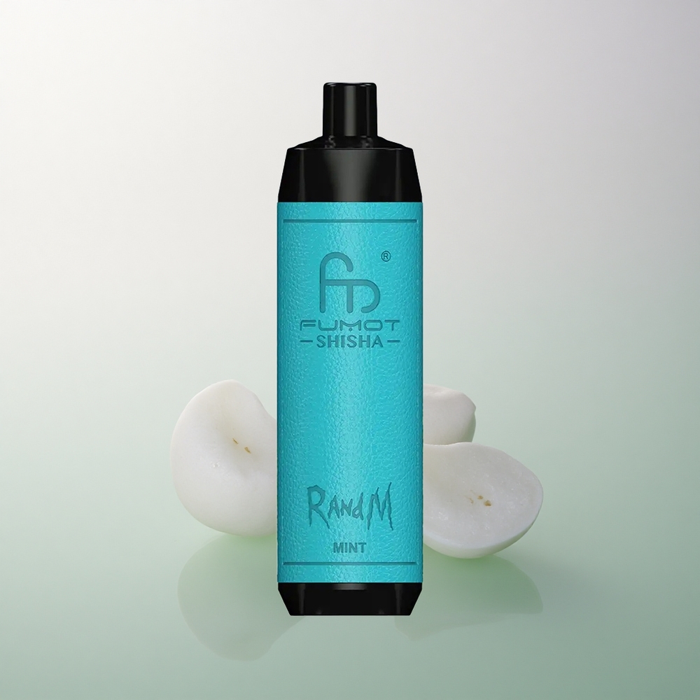RandM Fumot Shisha 10000 Puffs Mint 18ml 850mAh 0.5% Nicotine Disposable Vape
