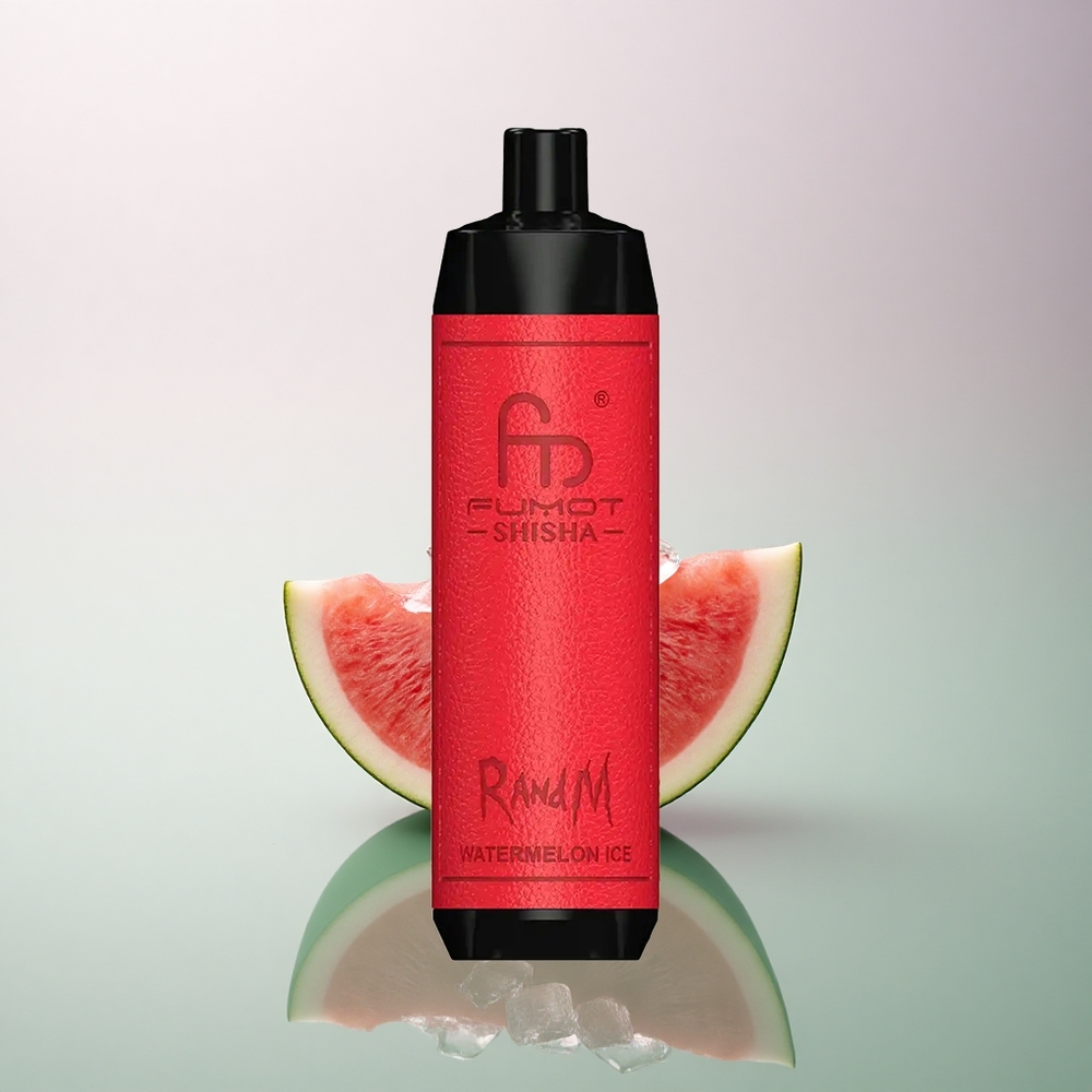RandM Fumot Shisha 10000 Puffs Watermelon Ice 0.5% Nicotine 850mAh 18ml