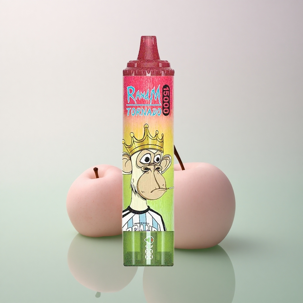 RandM Fumot Tornado 15000 Puffs Apple Peach Pear 25ml 5% Nicotine Mesh Coil