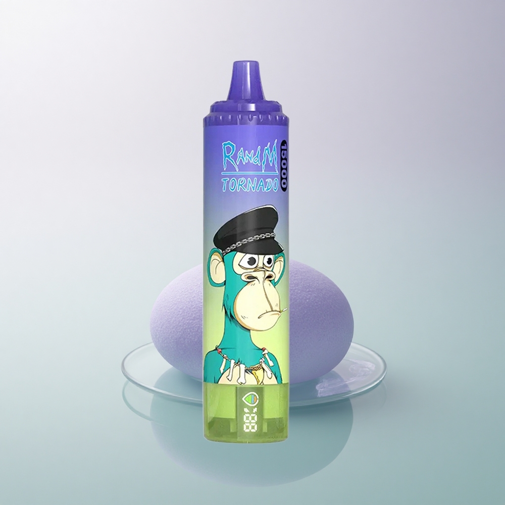 RandM Fumot Tornado 15000 Puffs Blueberry Bubble Gum 25ml 850mAh Mesh Coil