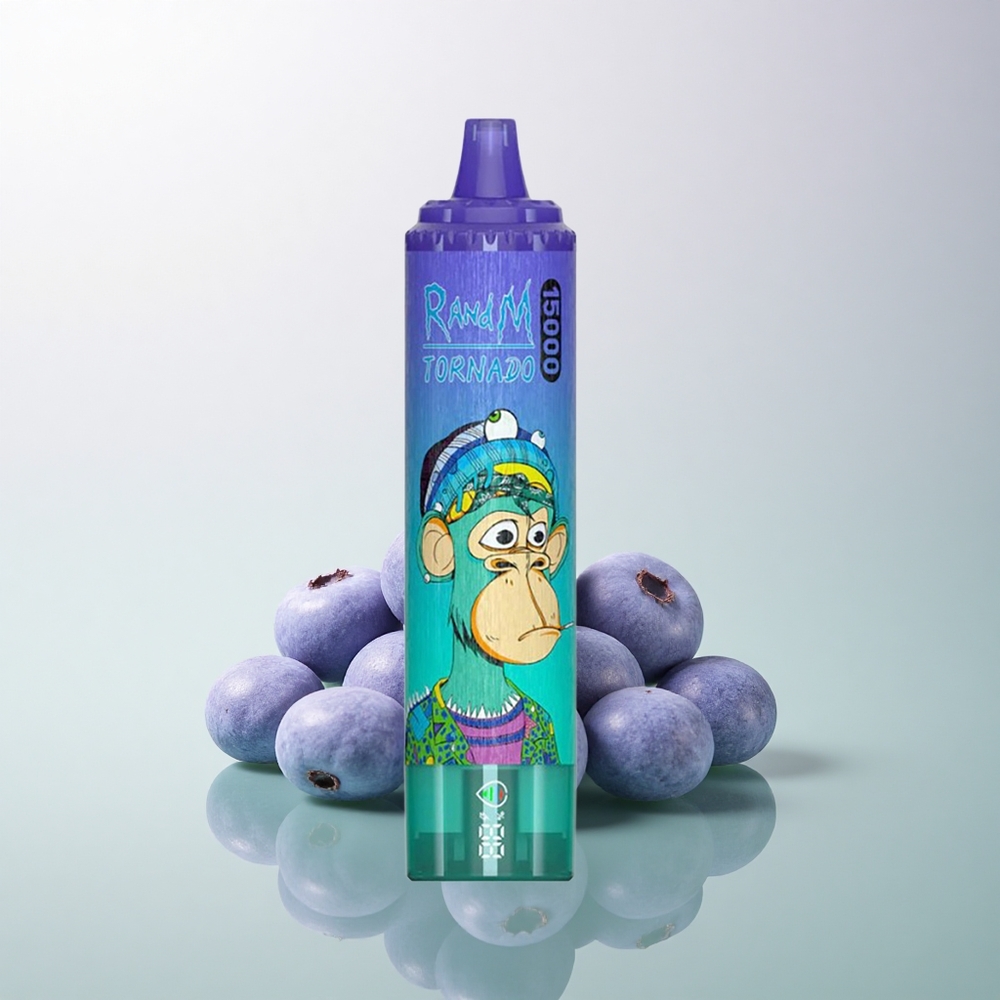 RandM Fumot Tornado 15000 Puffs Blueberry On Ice with 25ml Liquid and 850mAh Battery
