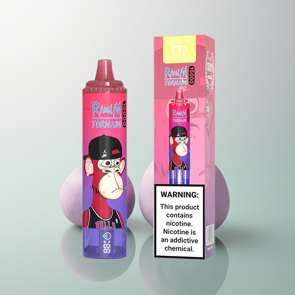 RandM Fumot Tornado 15000 Puffs Bluesour Raspberry 25ml 850mAh Mesh Coil