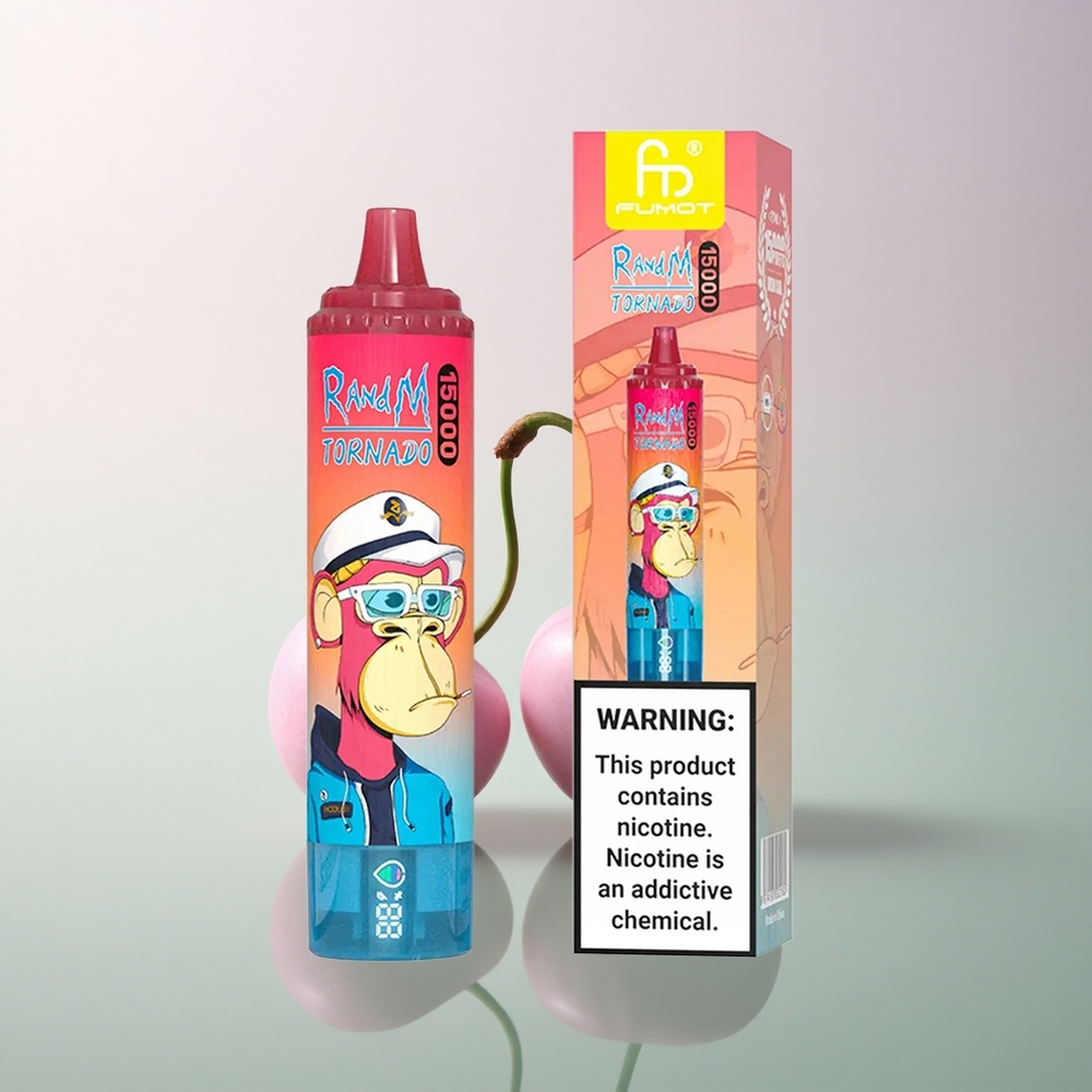 RandM Fumot Tornado 15000 Puffs Cherry Mesh 25ml 850mAh