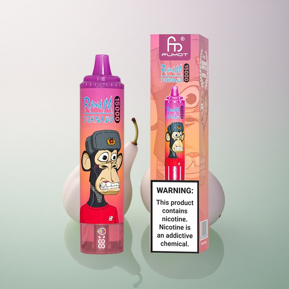 RandM Fumot Tornado 15000 Puffs Dragon Fruit 25ml 850mAh Mesh Coil