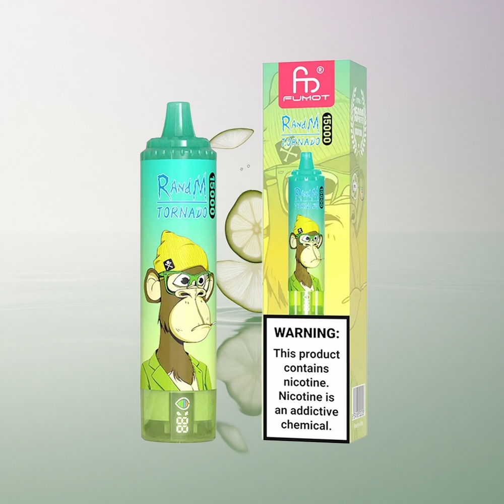 RandM Fumot Tornado 15000 Puffs Lemon Lime Mesh Coil 25ml 850mAh