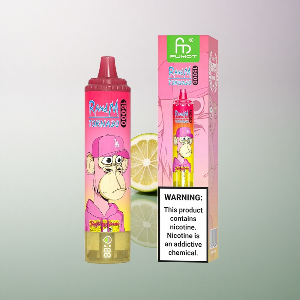 RandM Fumot Tornado 15000 Puffs Lemon Mesh 25ml 850mAh