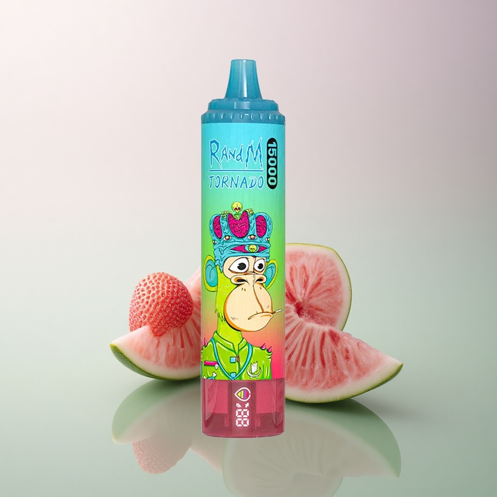 RandM Fumot Tornado 15000 Puffs Strawberry Watermelon 25ml 5% Nicotine