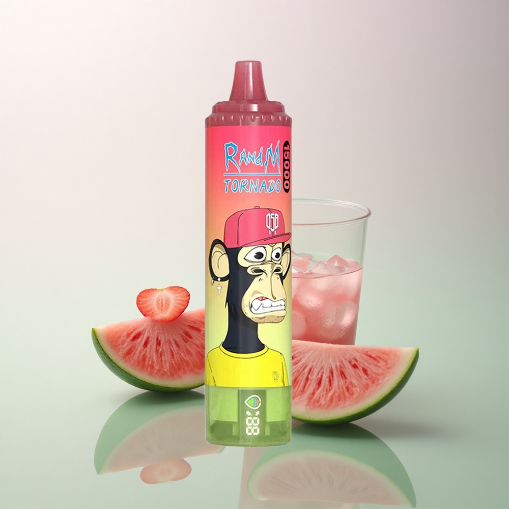 RandM Fumot Tornado 15000 Puffs Strawberry Watermelon Lemonade 25ml 850mAh Mesh Coil