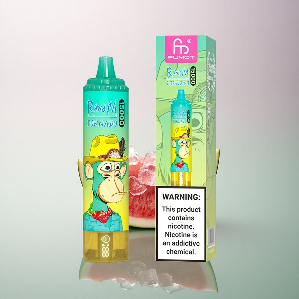 RandM Fumot Tornado 15000 Puffs Watermelon Ice 25ml 850mAh