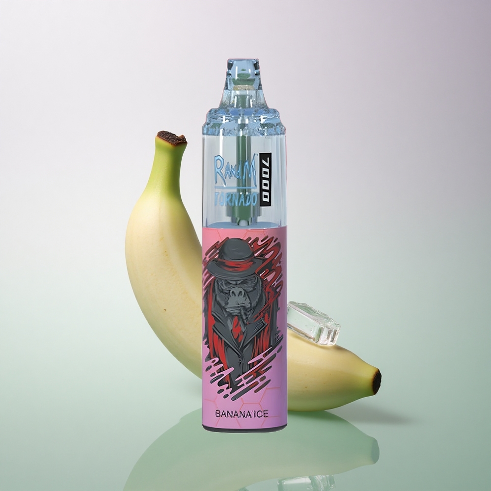 RandM Fumot Tornado 7000 Puffs Banana Ice Mesh Coil 850mAh