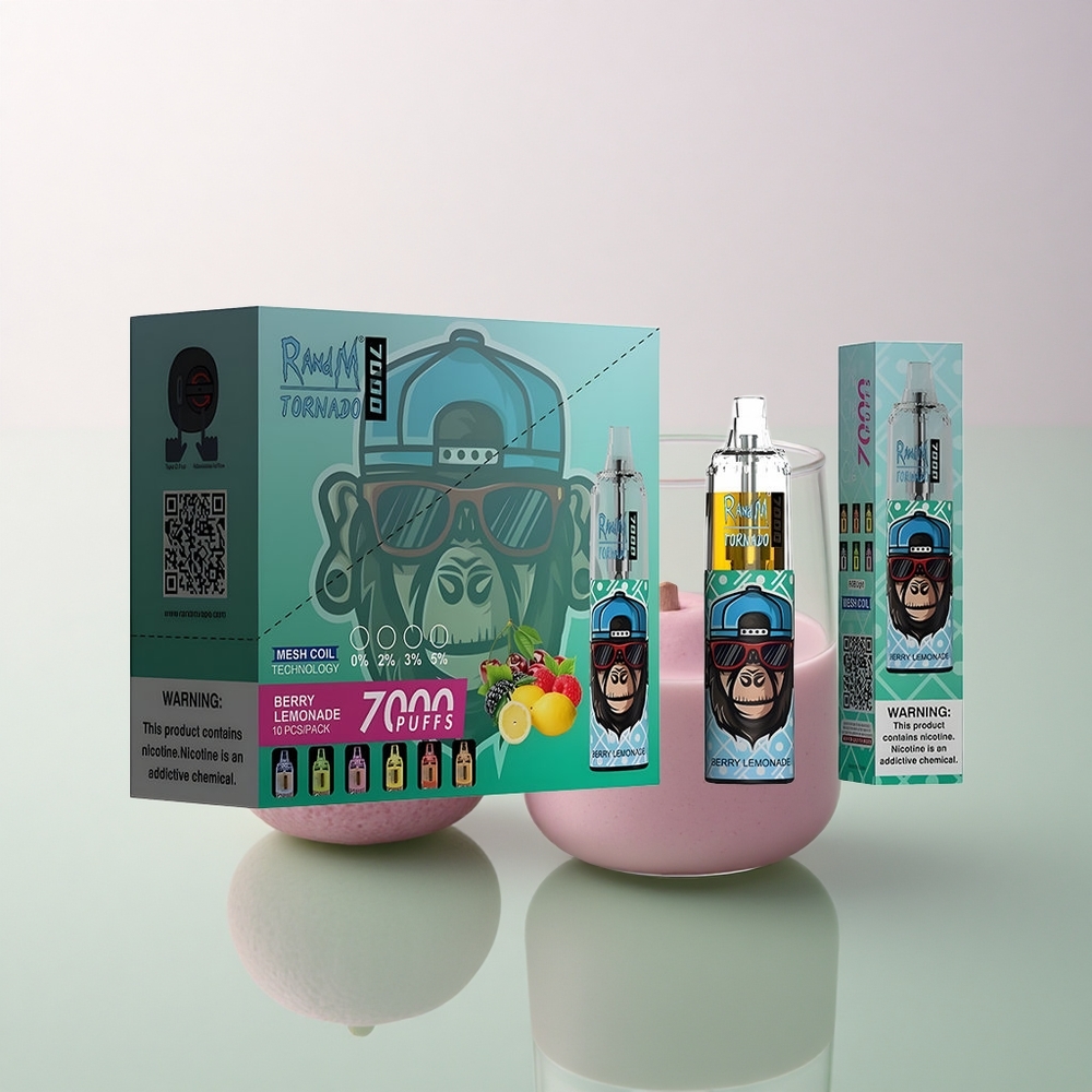 RandM Fumot Tornado 7000 Puffs Berry Lemonade 850mAh Mesh Type-C
