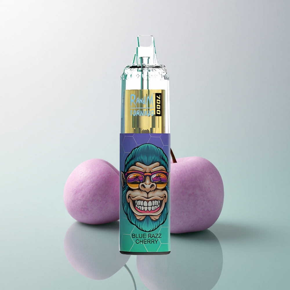 RandM Fumot Tornado 7000 Puffs Blue Razz Cherry 14ML 850mAh Mesh