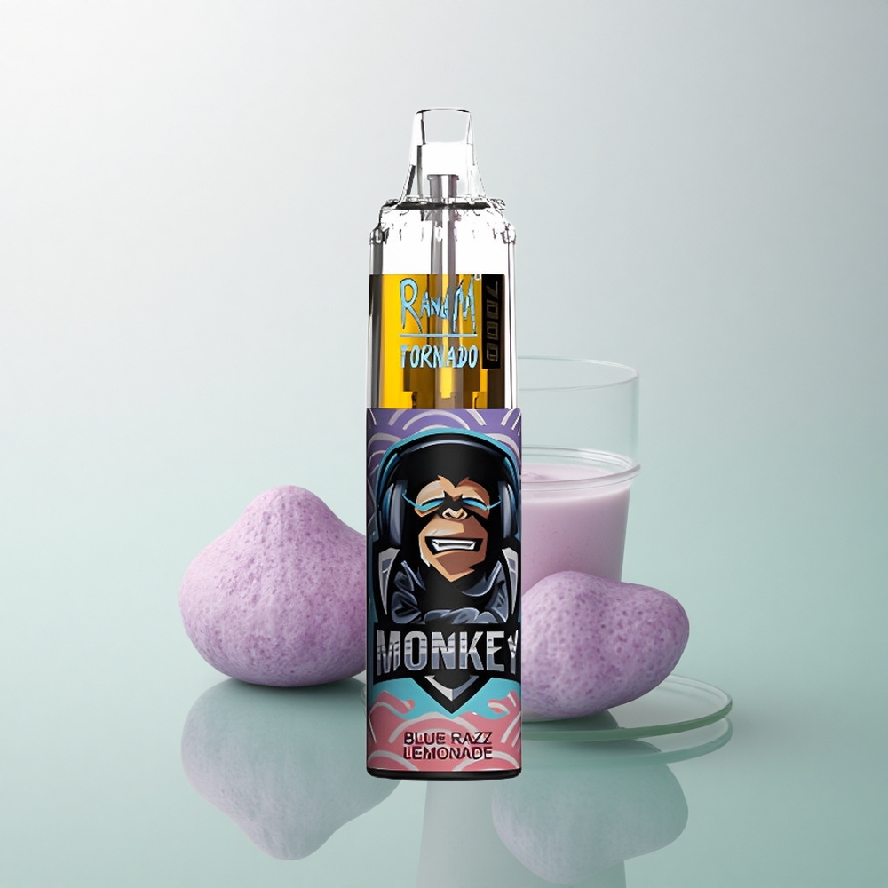 RandM Fumot Tornado 7000 Puffs Blue Razz Lemonade 14ML 850mAh Mesh