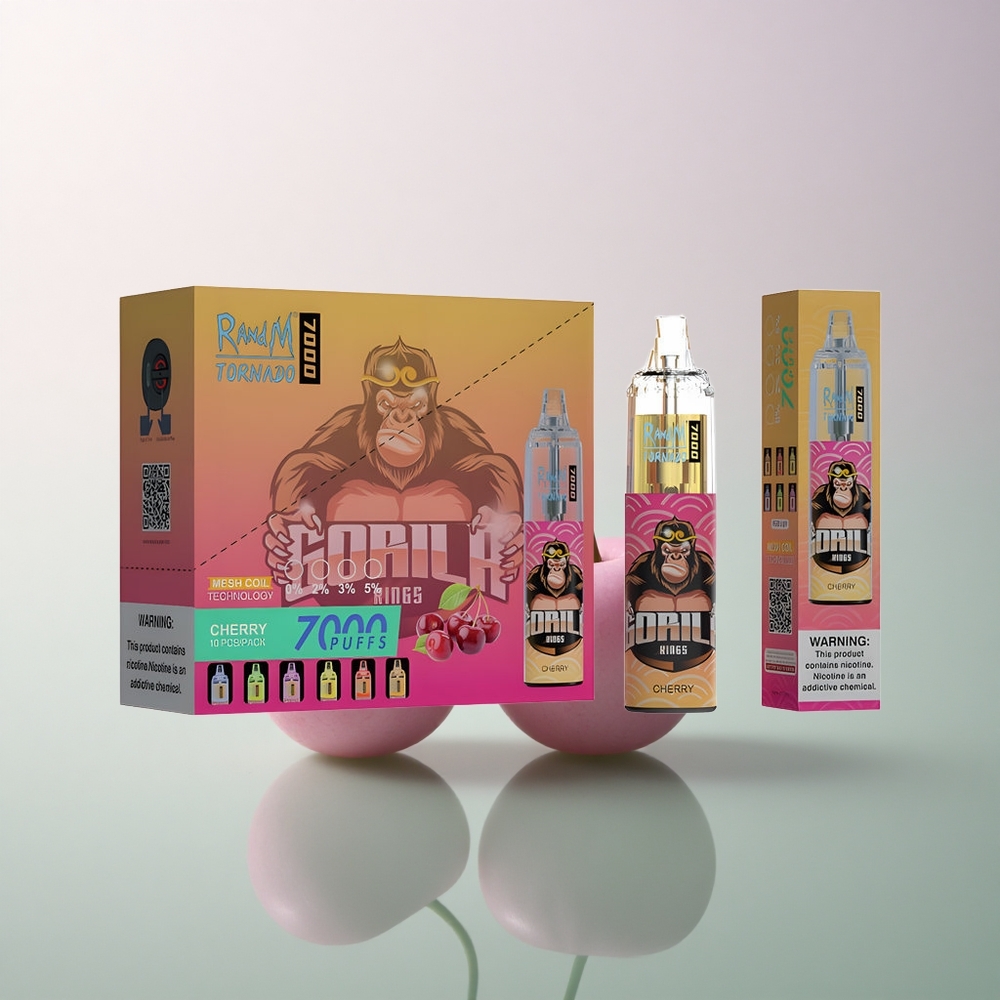 RandM Fumot Tornado 7000 Puffs Cherry Mesh 14ML 850mAh Type-C