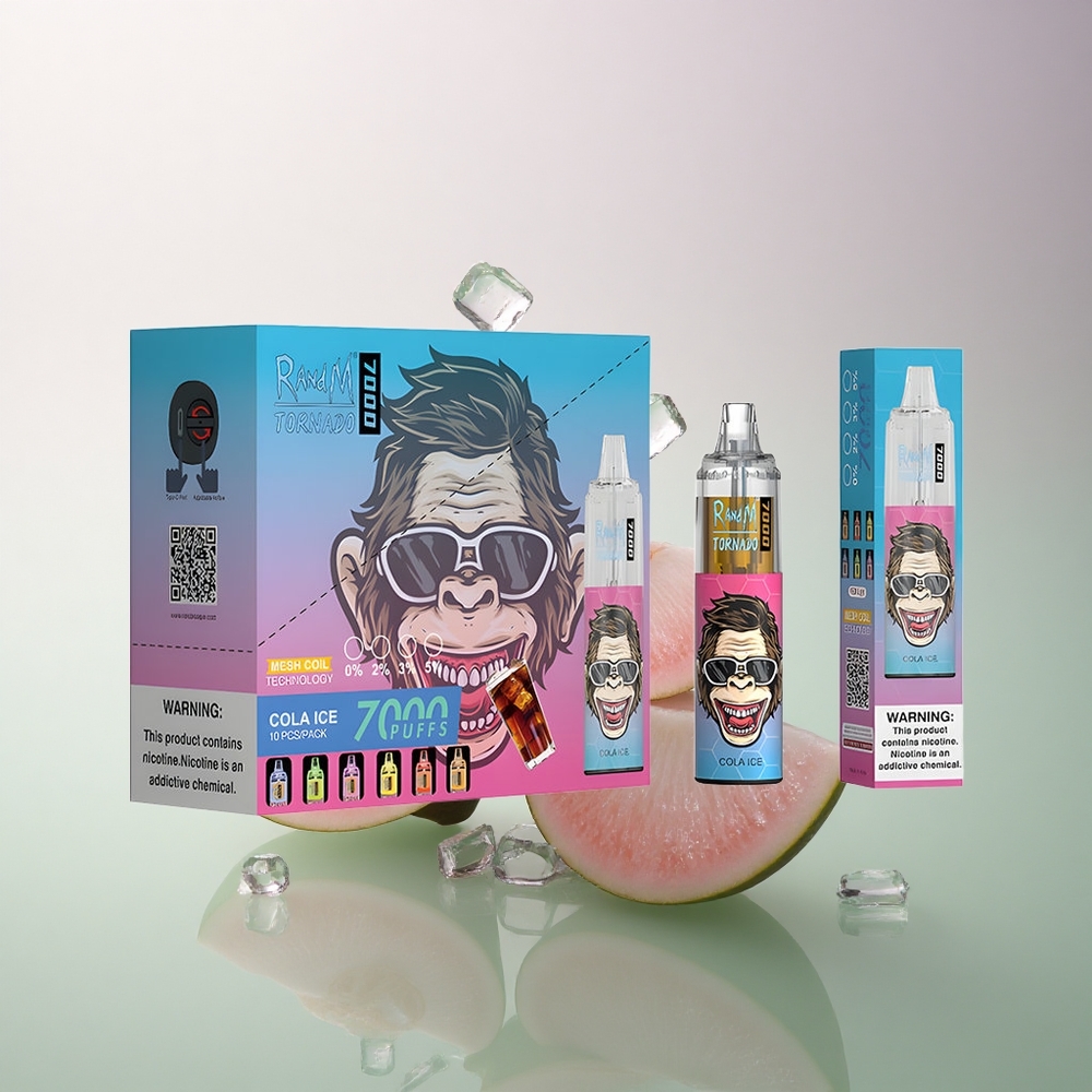 RandM Fumot Tornado 7000 Puffs Cola Ice Mesh 14mL 5% Nicotine