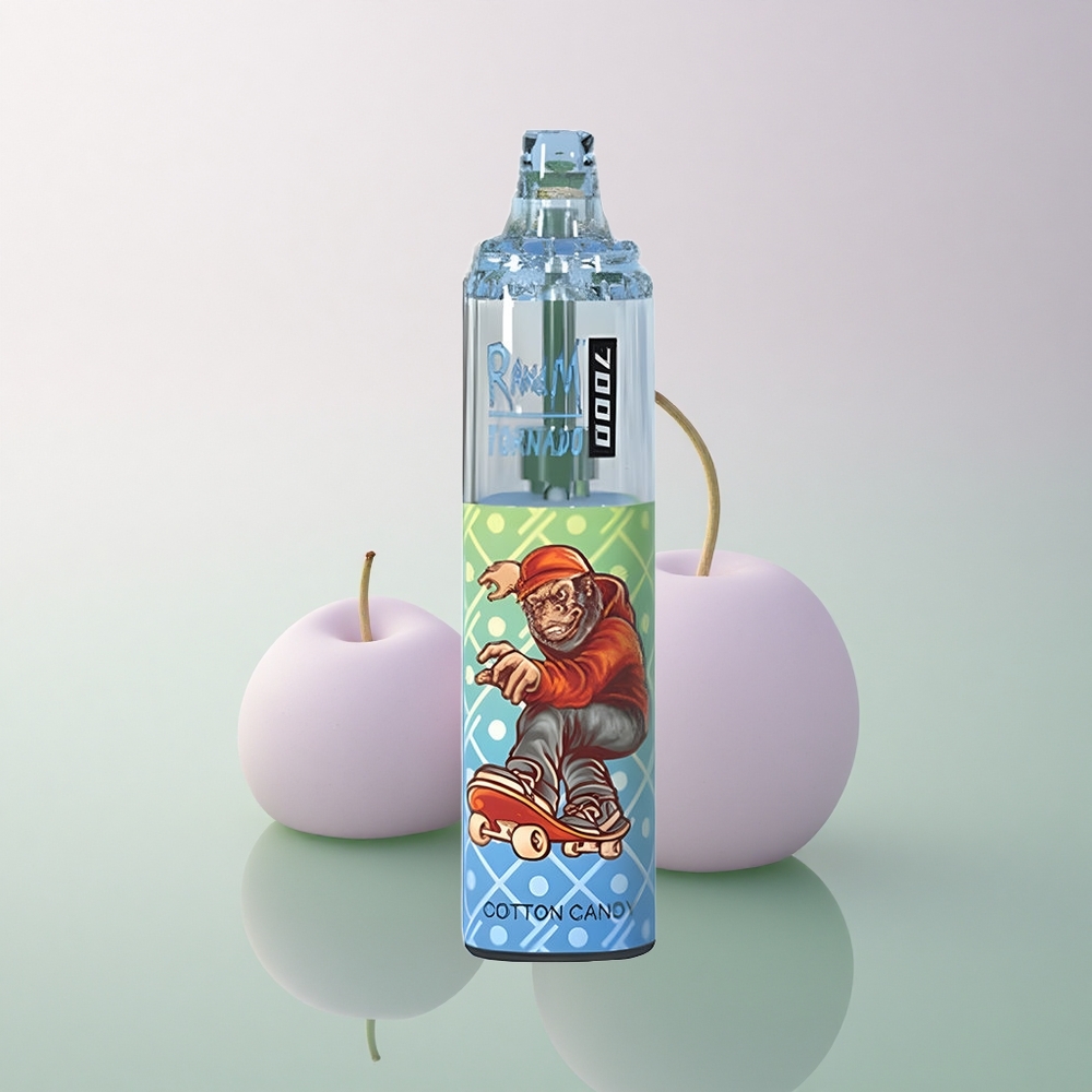 RandM Fumot Tornado 7000 Puffs Cotton Candy Mesh 14mL 850mAh