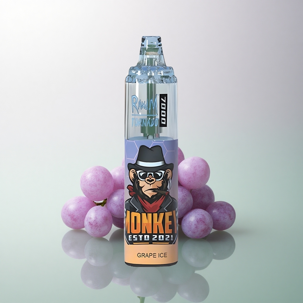 RandM Fumot Tornado 7000 Puffs Grape Ice Mesh Coil 5% Nicotine