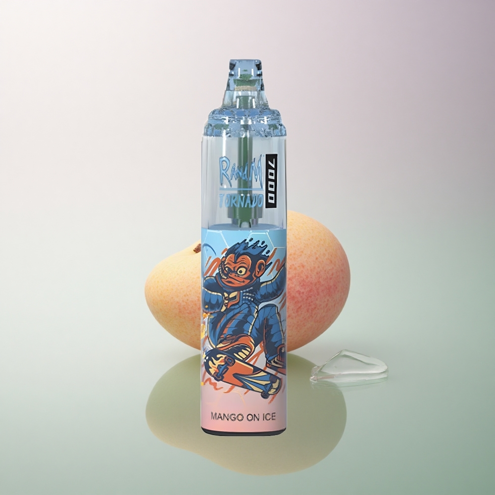 RandM Fumot Tornado 7000 Puffs Mango On Ice with Mesh Coil and 5% Nicotine