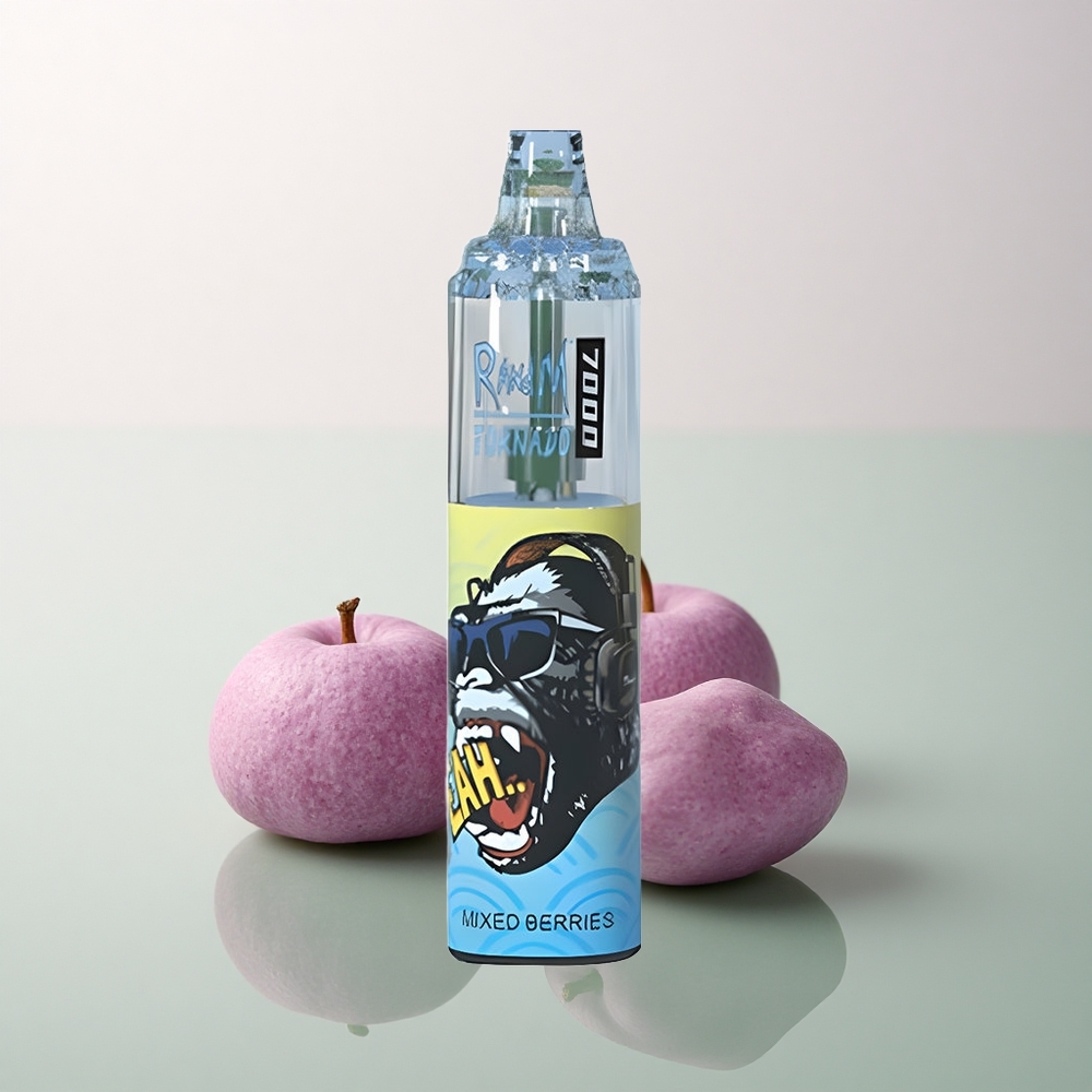 RandM Fumot Tornado 7000 Puffs Mixed Berries 14ML E-liquid Mesh Coil 850mAh Battery